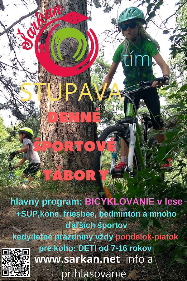 Šarkan - denné športové tábory pre deti v Stupave